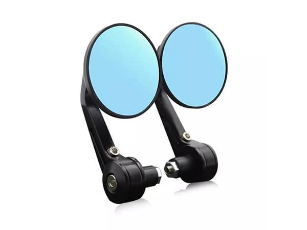 Bike Round Shape Handle Mirrors Cafe Racer Style
