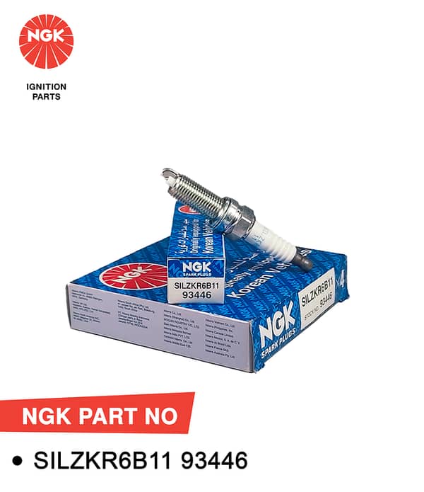 NGK SILZKR6B11 Laser Iridium Spark Plug for Hyundai Elantra (Made in Japan)