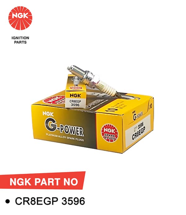 NGK Spark Plug G-Power Suzuki GS150/GS150SE/ Honda CB150F  CR8EGP : 3596 (Japan)