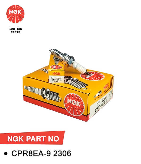 NGK Spark Plug for Honda CB150F CPR8EA9 - 2306 (Japan) (Single Pc)