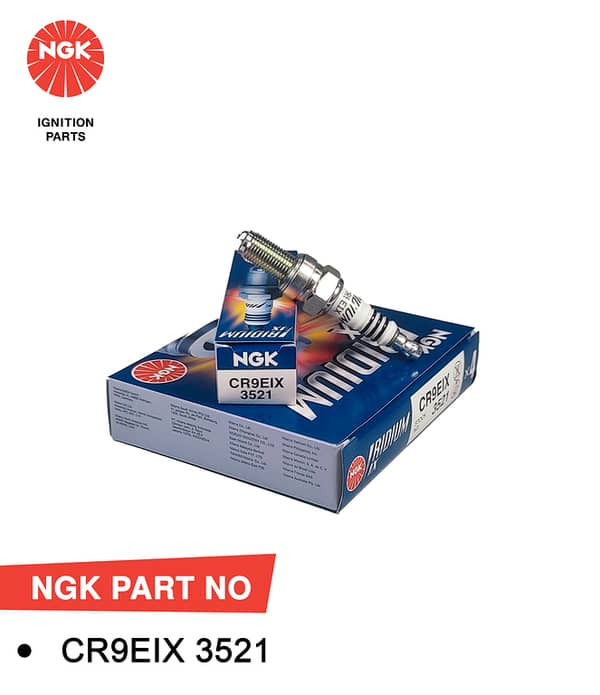 NGK Spark Plug Iridium IX  for Honda CD70, Yamaha YBR 125, YBZ 125G, YB125Z/DX, Suzuki GD 110 & All 70cc Bikes, Suzuki GS150/GS150SE/ Honda CB150F CR9EIX : 3521 (Japan)