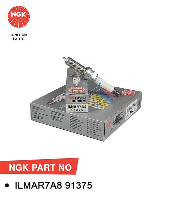 NGK Spark Plug  Laser Iridium Suzuki Every Japan Assembled Non-Turbo (2015-2024), MR-WAGON  ILMAR7A8 : 91375 (Japan)
