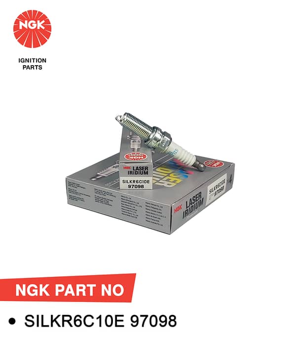NGK Spark Plug Laser Iridium Kia Picanto SILKR6C10E : 97098 (Japan)