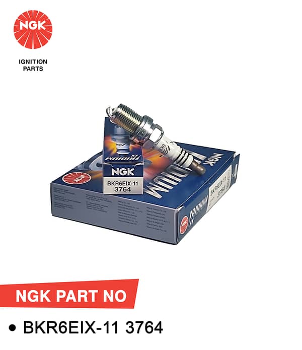 NGK Iridium IX BKR6EIX-11 Spark Plug for Toyota Corolla, Suzuki Baleno, Liana, APV, Cultus EFI, Honda City, Civic (2003-2024)