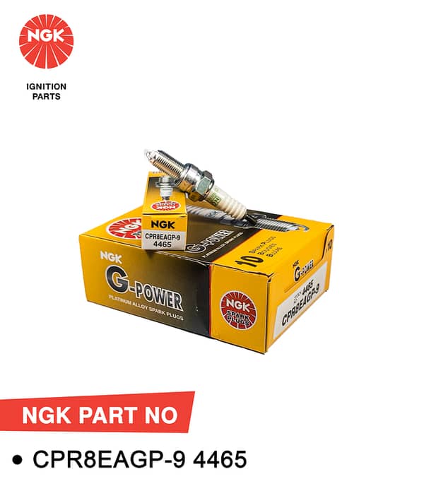 NGK Spark Plug for Honda CB150F CPR8EAGP-9 : 4465 (Japan)