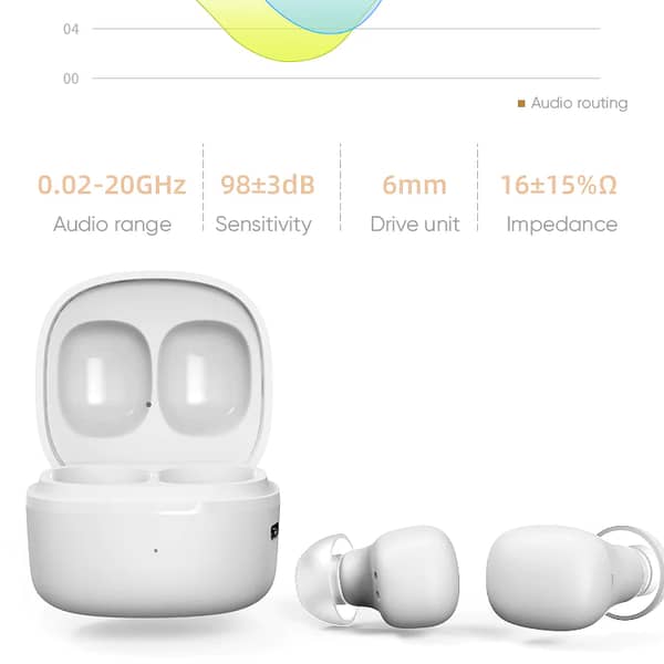 joyroom mgc05 wireless earbuds with ultra bass boosted sound tws stereo noise cancelling long standby charging and advanced connectivity