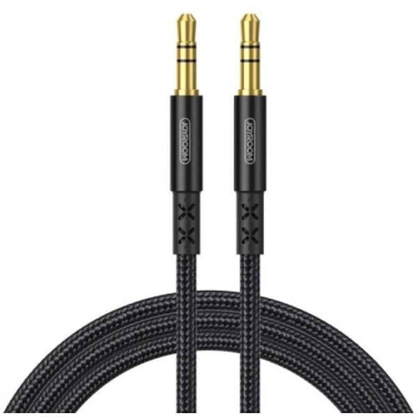 joyroom sy20a1 3.5mm to 3.5mm aux cable adapter original headphone splitter fast connectivity high quality audio compatible with iphone car laptop pc and mobile devices