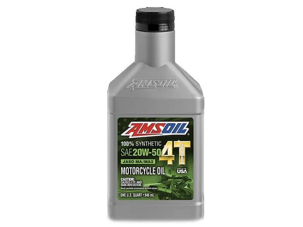 Amsoil 20w50 4T Motor Cycle Premium Synthetic Jaso Engine Oil 946ml