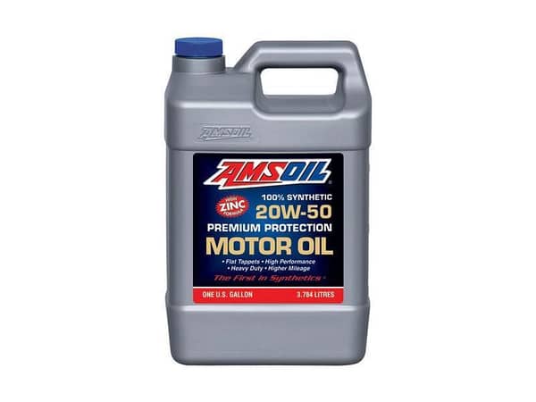 Amsoil 20w50 High Zinc Premium Protection Synthetic Motor Oil 3.784L