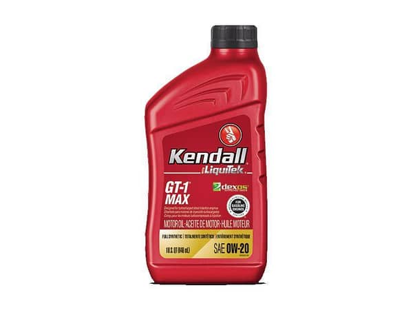 Kendall Gt-1 0w16 Max Motor Oil Premium Full-Synthetic Passenger Car Engine Oil 946ml