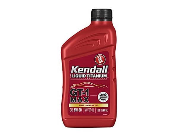 Kendall Gt-1 5w30 Max Motor Oil Premium Full-Synthetic Passenger Car Engine Oil 946ml