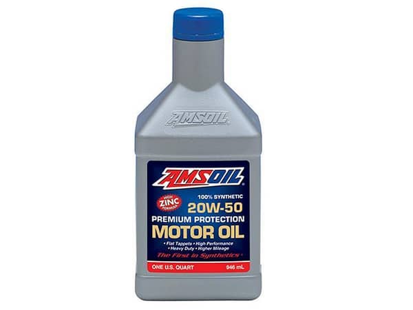 Amsoil 20w50 High Zinc Premium Protection Synthetic Motor Oil 946ml
