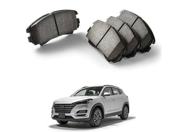 Set of Front Wheel Disk Brake Pads for Hyundai Tucson (2020-2023)