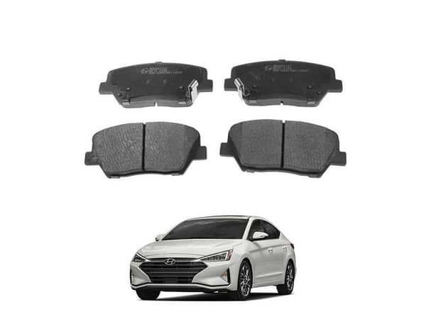 Set of Rear Wheel Disk Brake Pads for 2021 Hyundai Elantra