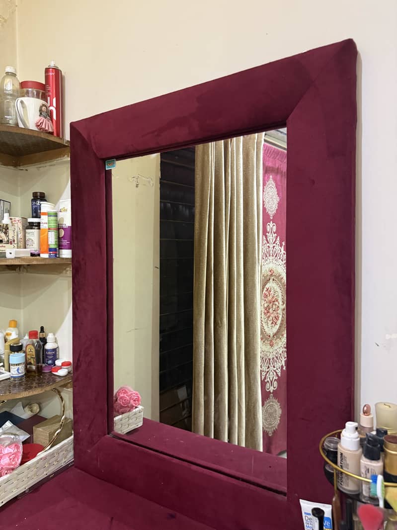 Bed set with dressing table and side tables with curtains 03218482047 2