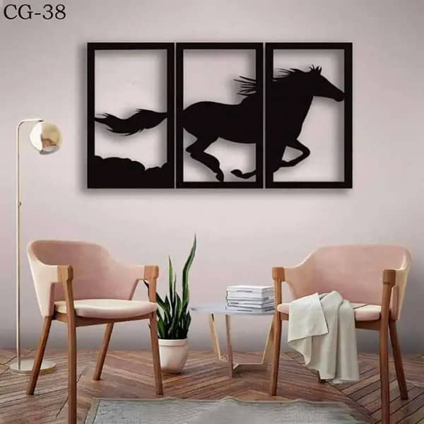 EVENTO 5 Frame Tree Panels Wooden Wall Art | 3d Laser Cut Wooden Wall Decoration items for Home Decor Living Room | Decorative Wall Decore for Home Decoration Items | Room Decoration Items for Wall Decoration Items for Offices, Bedrooms and for Gift Items