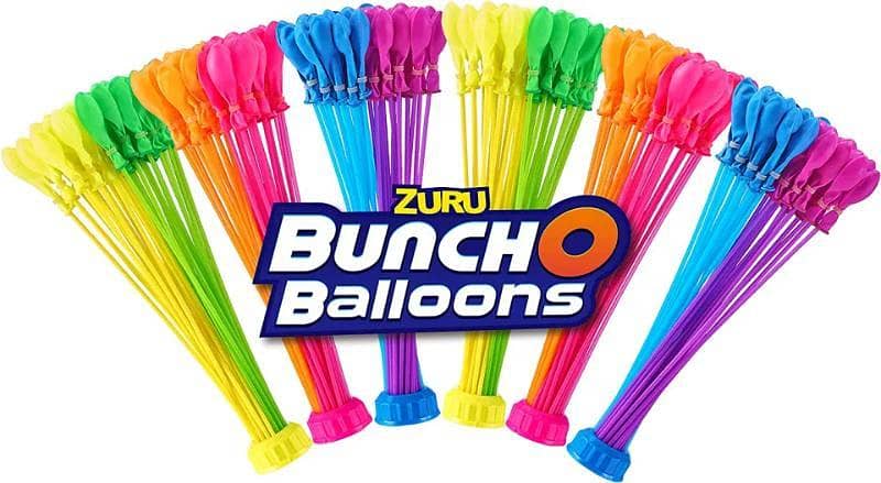 Bunch O Balloons Neon Water Balloons with Rapid-Filling and Self-Sealing Design