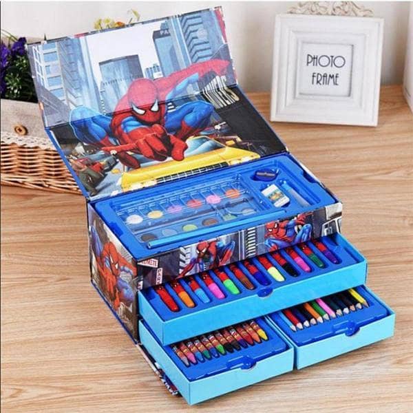 Art Box - Coloring Kit For Boys 54Pcs Pack
