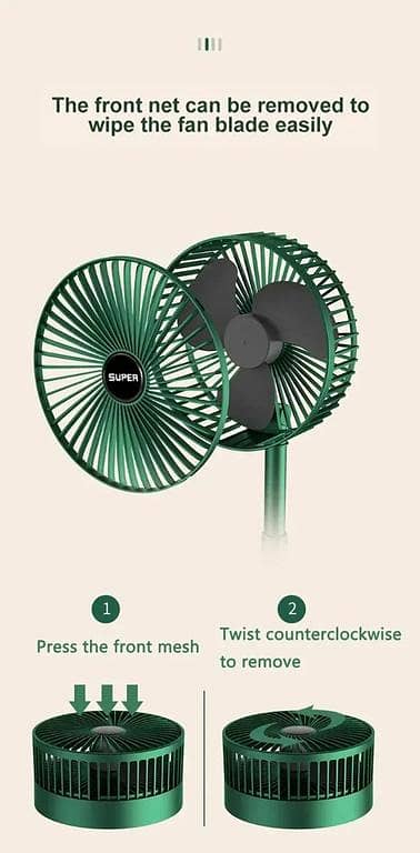Desktop Foldable Retractable Small Fan Mini Portable Charging USB Home
