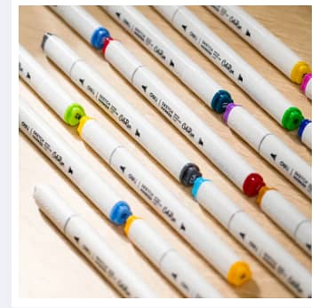 double side marker multicolor