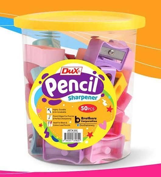 Dux Pencil Sharpener - Kids and Girls Sharpener Box Pack (24 Pieces)