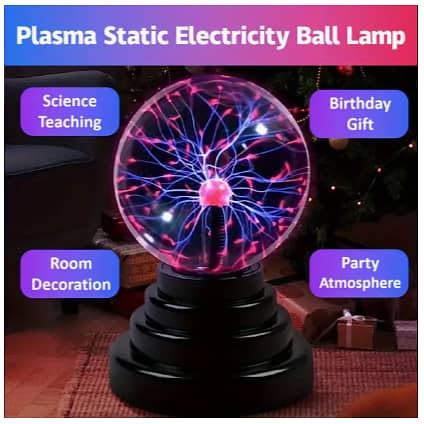 Night Light USB Charging Magic Plasma Ball for Holiday Party ldren Christmas Decore