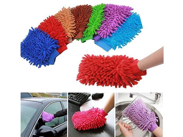 Microfiber Cleaning Mitt for Washing