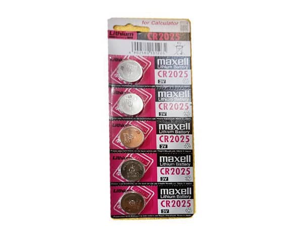 Car Maxell Multi Use Cells Lithium Battery 3v 5pcs Pack CR2025