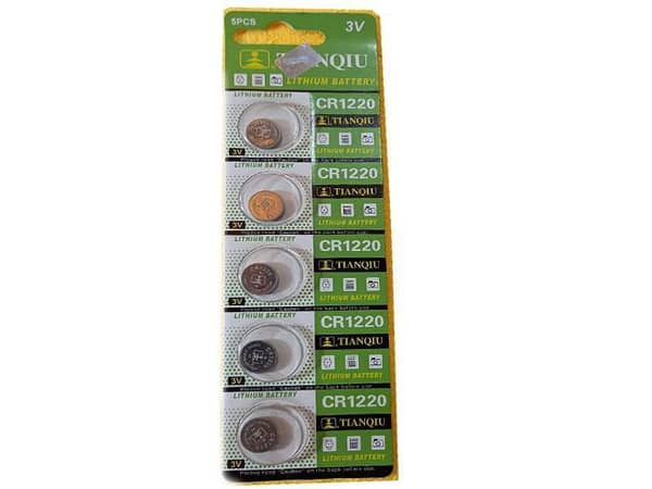 Car Remote Multi Use Cells Lithium Battery 3v 5pcs Pack CR1220