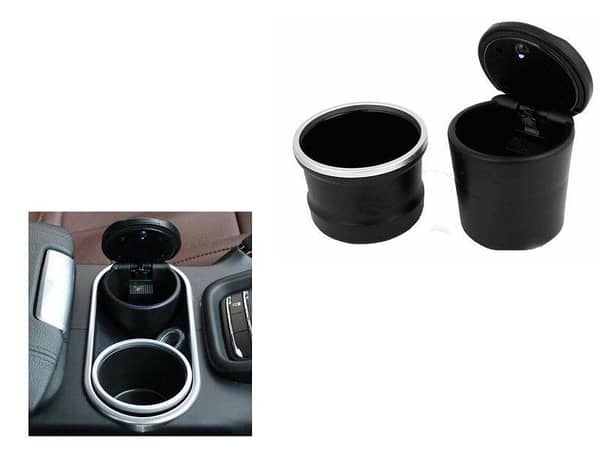 Black BMW Style Ashtray with Cap