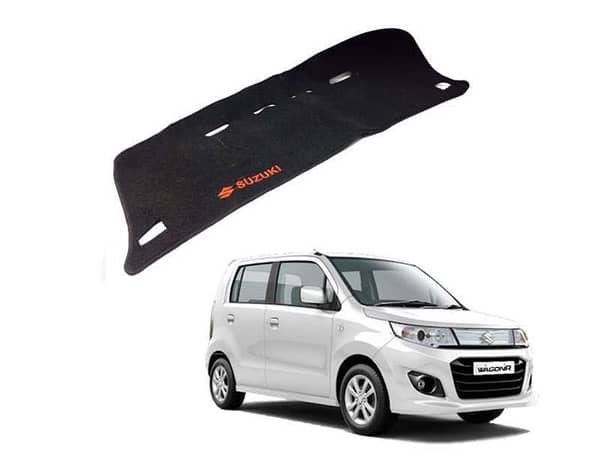 Dashboard Mat in Black and Red for Suzuki Wagon R (2014-2020)
