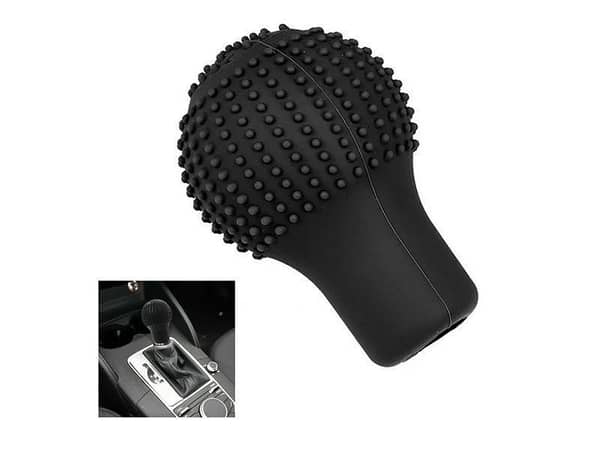 Spike Gear Knob Cover Made of Silicone Rubber for Manual Cars - Heat Resistant Grip