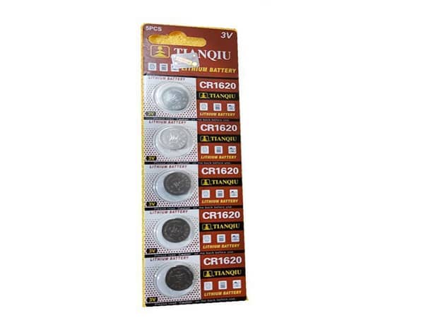 Car Remote Multi Use Cells Lithium Battery 3v 5pcs Pack CR1620