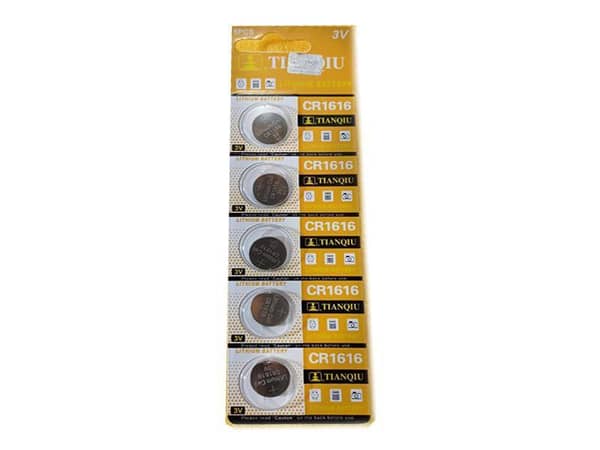 Car Remote Multi Use Cells Lithium Battery 3v 5pcs Pack CR1616