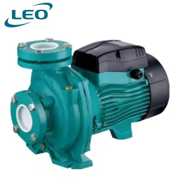 LEO AC-400BF4 , 4000 WATT / 5.5 HP , CLEAN WATER HIGH FLOW CENTRIFUGAL PUMP WITH FLANGES  , 380V~400V THREE PHASE , SIZE :- 4" x 4" , EURPEON STANDARD