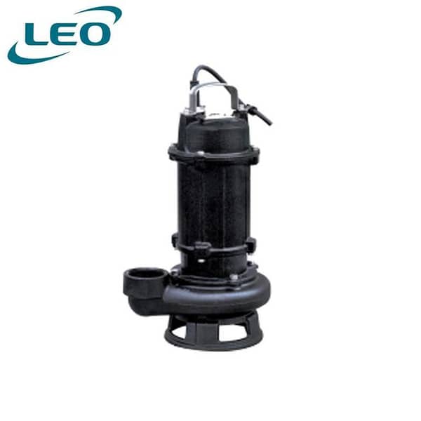 LEO 50WQD10-7-0.75TM/QG , 750 WATT / 1 HP , HEAVY DUTY SEWAGE SUBMERSIBLE PUMP WITH CUTTER  , EURPEON STANDARD