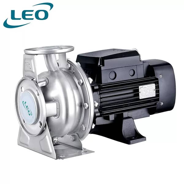 LEO XZS-50-32-160/22 , 2200 WATT / 3.0 HP , CLEAN WATER STAINLESS STEEL HEAVY DUTY CENTRIFUGAL PUMP FLANGE TYPE  , 380V~400V THREE PHASE , SIZE :- 2" x 1 1/4 " , EURPEON STANDARD