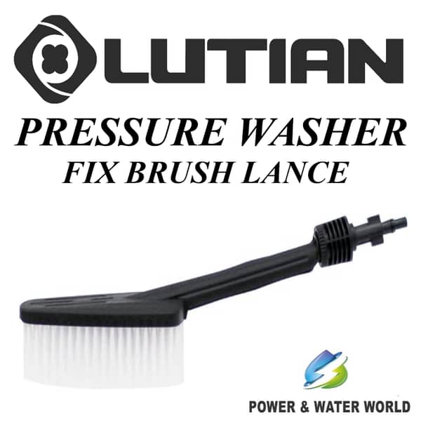 LUTIAN High Pressure Washer Fix Brush Cleaning Lance Attachment