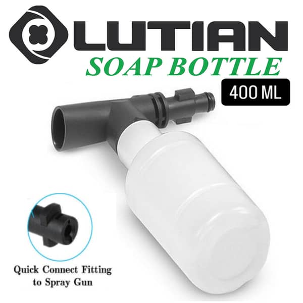 LUTIAN Foam Dispenser / Shampoo Spraying Soap Bottle 400ml Attachment for High Pressure Washer