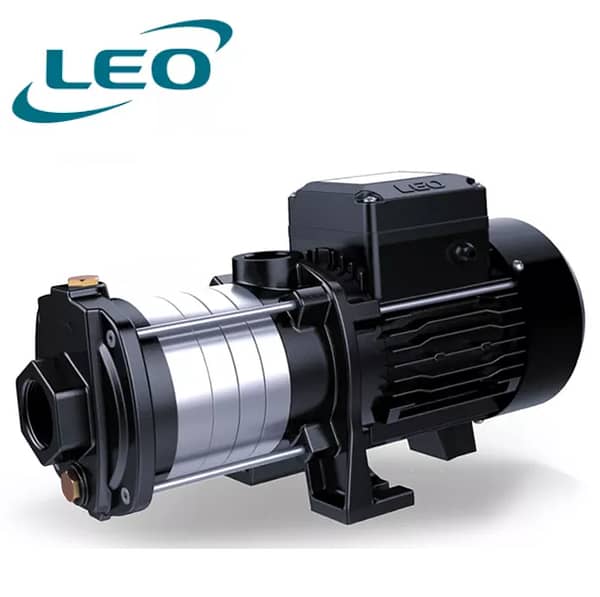 LEO ECHM4-40D , 750WATT / 1.0 HP ,  STAINLESS STEEL MULTISTAGE CENTRIFUGAL PUMP, 220V~240V SINGLE PHASE, SIZE:- 1 1/4" X 1", EURPEON STANDARD