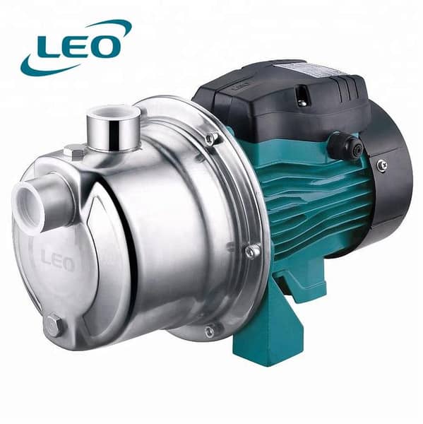 LEO AJM-75S , 750WATT / 1.0 HP , CLEAN WATER STAINLES STEEL JET PUMP, 180V~220V SINGLE PHASE, SIZE:- 1" X 1" , EURPEON STANDARD
