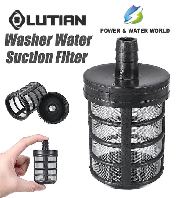LUTIAN - Bucket Suction Water Filter For Pressure Washer,  1/2" Pipe
