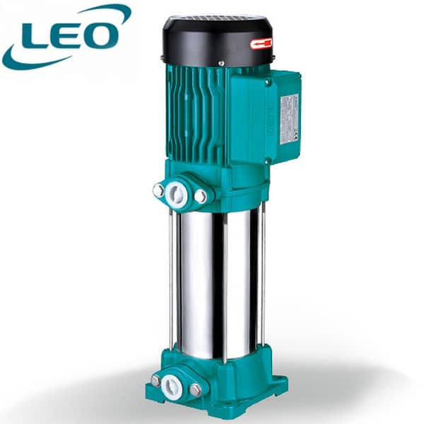 LEO EVPM-2-4 , 750 WATT / 1 HP ,  VERTICAL MULTISTAGE BOOSTER  / HIGH PRESSURE PUMP , SIZE 1" X 1" EURPEON STANDARD