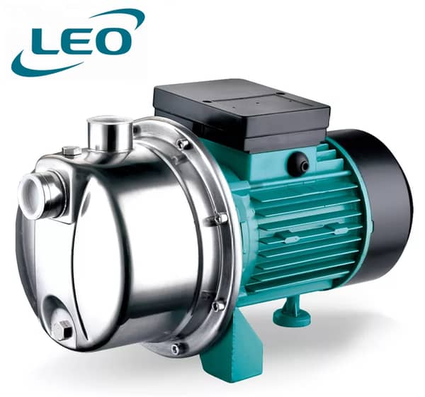LEO 5XCM-120C , 900WATT / 1.2 HP ,  STAINLESS STEEL MULTISTAGE CENTRIFUGAL PUMP, 180V~220V SINGLE PHASE, SIZE:- 1" X 1", EURPEON STANDARD
