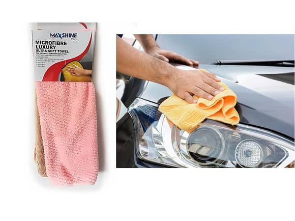 Max Shine Pro Ultra Soft Microfiber Polishing Towels - Set of 2