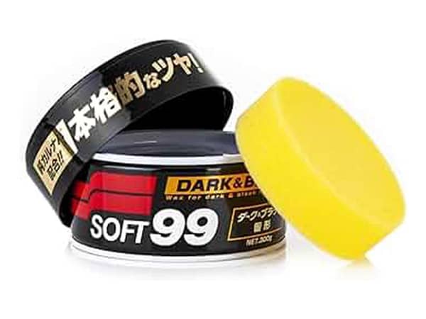 Soft 99 Soft Wax Tin Can Pack 300g for Dark and Black Car Bodies