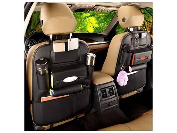 Black Car Seat Organizer