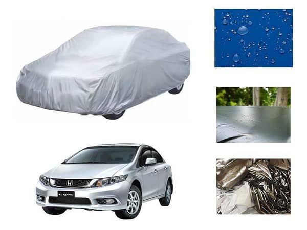 Waterproof Ultra Soft Top Cover for Honda Civic Rebirth with Rubber Coating