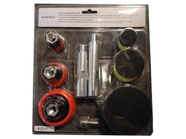 Nano Detail Polishing Pad Kit - Mini Foam Pads with Shaft for Rotary Polishers
