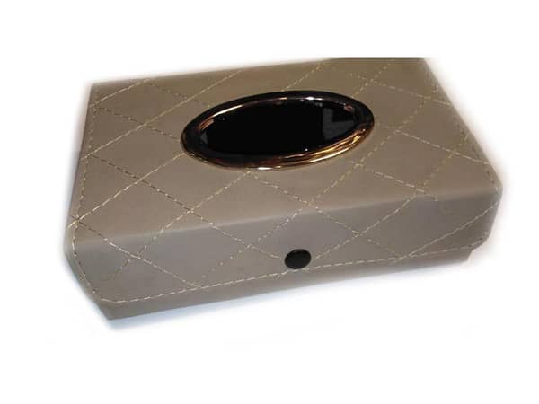Beige Universal Tissue Box Cover